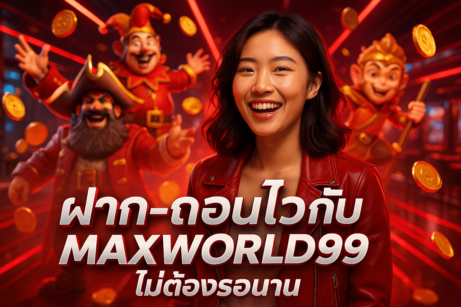 ฝาก-ถอนไวกับ MAXWORLD99 ไม่ต้องรอนาน