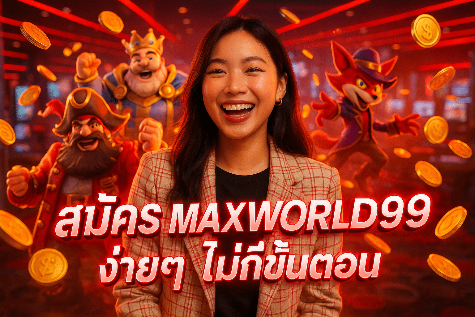 สมัคร MAXWORLD99 ง่ายๆ ไม่กี่ขั้นตอน