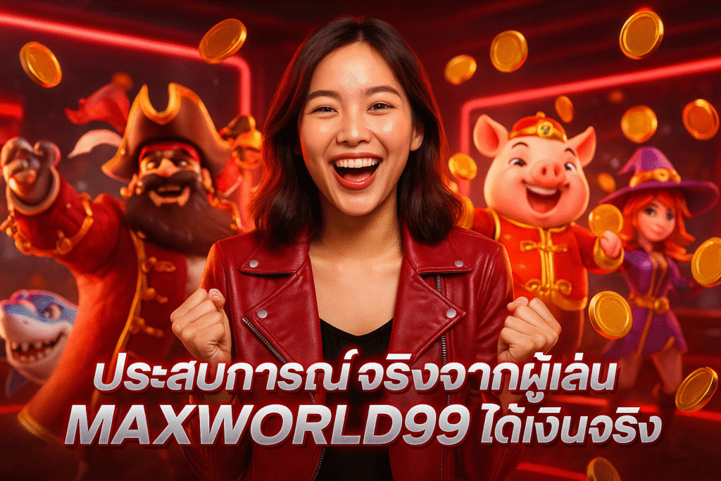 ประสบการณ์จริงจากผู้เล่น MAXWORLD99 ได้เงินจริง