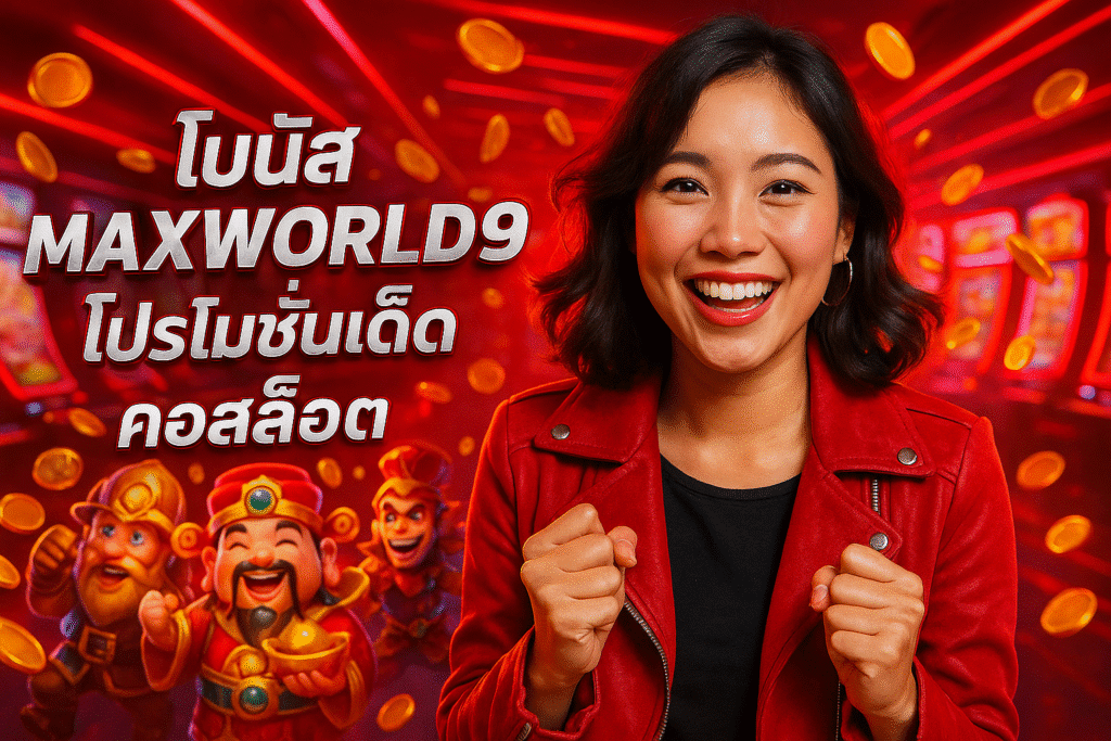 โบนัส MAXWORLD99 โปรโมชั่นเด็ด คอสล็อต